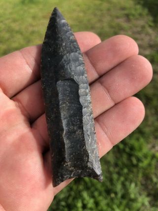 Native American Paleo Clovis Point Arrowhead Artifact