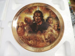 The Return Of The King Third Issue In The Lord Of The Rings Ltd Ed Plate