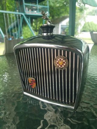 Vintage Jaguar International Grand Prix Grille 6 Transistor Radio Made In Japan