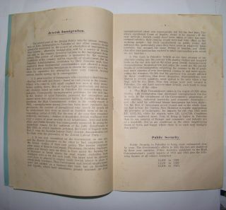 Report on The State of Palestine Arab Congress 1924 League of Nations British 5
