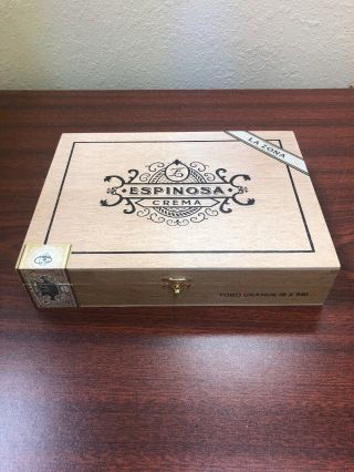 La Zona Espinosa Crema - Toro Grande - Cigar Box - Empty