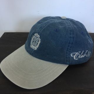 Rare 1990’s Disneyland Club 33 Hat Nos Two Tone Strapback Dad Hat Never Worn