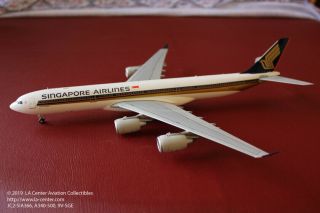 Jc Wing Singapore Airlines Airbus A340 - 500 " 9v - Sge " Model 1:200