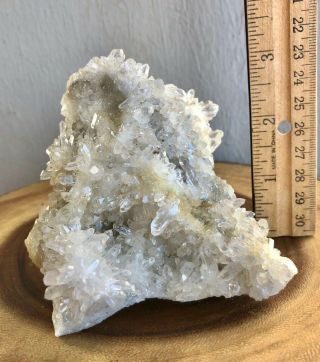 Sparkly Self - Standing All - Sided Crystal Quartz Cluster on Matrix 510 grams 7