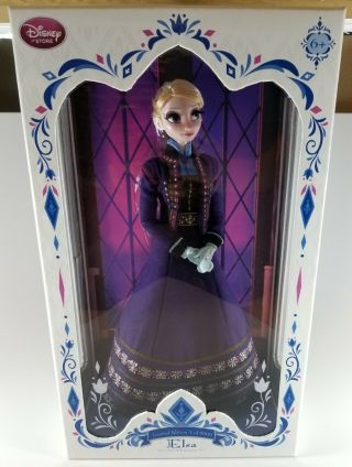 Authentic Disney Store Frozen Regal Elsa Limited Edition 17 " Doll 1 Of 5000