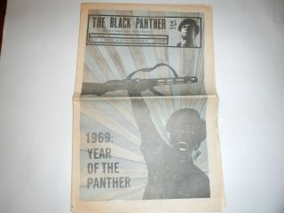 Black Panther Newspaper " 1969: Year Of The Panther " Issue Jan 4,  1969