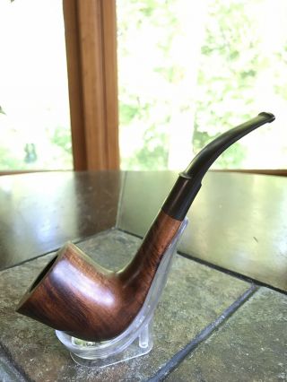 Vintage Oxford Estate Tobacco Pipe Made In England 391 Bent Pipe Crown Mark