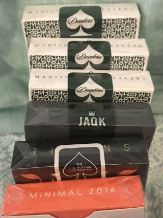 Madison Dealers Limited Edition Playing Cards Deck And 3 Other Decks 2
