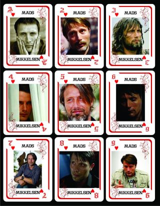Mads Mikkelsen 1 Box With 54 Poker Playing Cards - Argentina Nib