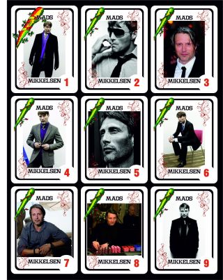 Mads Mikkelsen 1 Box With 50 Spanish Playing Cards Argentina Nib
