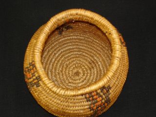 A Paiute Olla,  Native American Indian basket,  circa: 1920 4