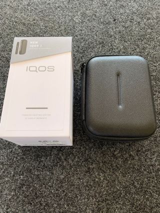 Iqos3 System Kit Velvet Grey W/case From Japan Pre - Owned
