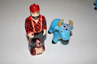 Paul Bunyan & Babe The Blue Ox S & P Shakers