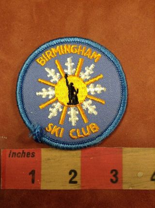 Vintage Birmingham Ski Club Alabama Patch - Snow Ski 85cc