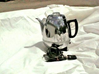 general electric 9 cup purculator coffee pot cat 13P30 vtg 7/14 2
