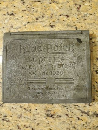 Blue Point Snap - On Supreme Screw Extractors Set No 1020 Vintage