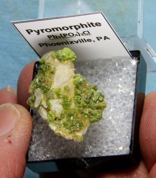 Pyromorphite – Chester County Mine,  PA 4