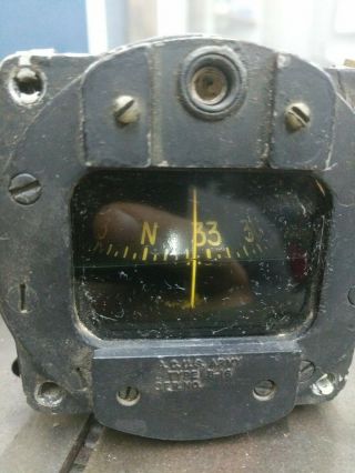 Vintage WWII Bendix B - 16 direct read magnetic compass 2
