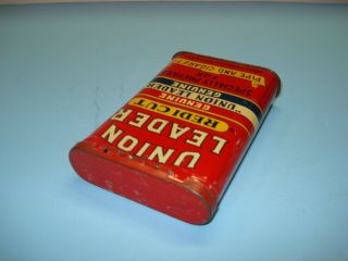 UNION LEADER pocket tobacco tin.  UNCLE SAM.  ONE 4