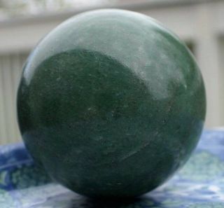 1.  1 LBs Large Polished Green Agate Quartz Crystal Ball from Brazil 71mm Diameter 2