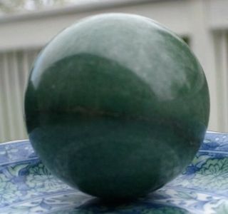 1.  1 LBs Large Polished Green Agate Quartz Crystal Ball from Brazil 71mm Diameter 5