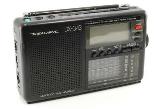 Realistic Dx - 343 Portable Am/fm/shortwave Radio