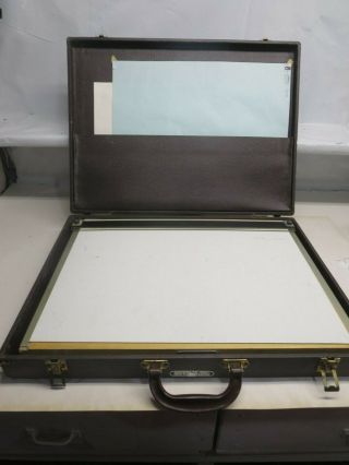 Vintage Mayline Company Inc.  Portable Briefcase Drafting Table