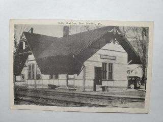 Vintage Postcard East Dorset Vermont Vt Railroad Station
