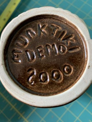Munktiki Waimea Brewing Company Tiki Mug Demo 2000 3