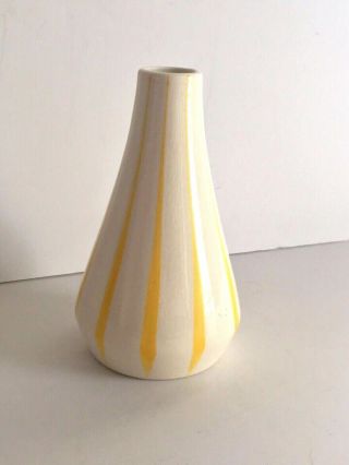 Vintage Holt Howard Sal Oil Cruet Bottom Only With Yellow Stripes 6 " H