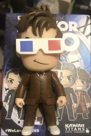 Titans Doctor Who Kawaii 10th Tenth Doctor Dr 3d Glasses Hot Topic 3” Mini Chase