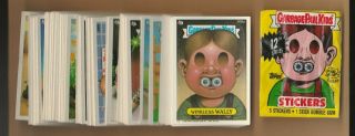 1988 Topps Garbage Pail Kids Series 12 Complete Diecut Set 88 W /var.  Rare