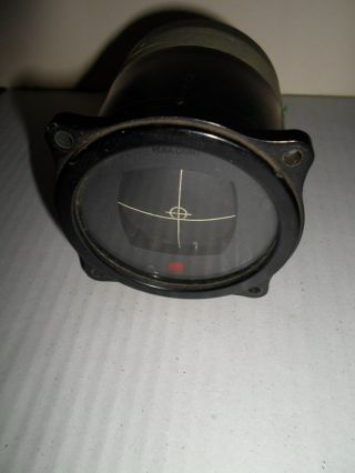 Vintage Aircraft Cockpit Dial Gauge Meter Possibly Military ??? Marconi