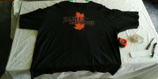 Vintage Harley Davidson Motor Cycles Canada Maple Leaf Black T Shirt 241