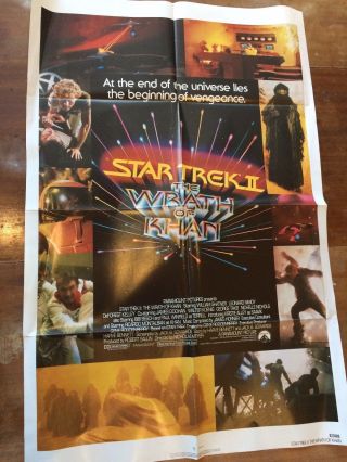 Star Trek: The Wrath Of Khan Vintage Poster Movie (27 X 40 Inches) (1982)
