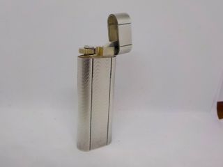 AUTHENTIC CARTIER Silver - Plated Oval Lighter 2
