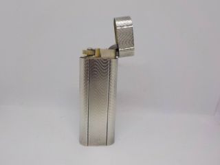 AUTHENTIC CARTIER Silver - Plated Oval Lighter 3