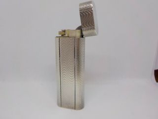 AUTHENTIC CARTIER Silver - Plated Oval Lighter 4