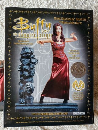 Buffy The Vampire Slayer Drusilla Mini Statue/ Rare Limited Edition Of 3000 MIB 3
