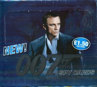 James Bond Spy Cards Commander Factory Trading Card Box