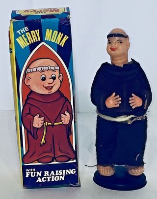 Vintage The Merry Monk Adult Novelty Gag Gift Naughty Nude Risque