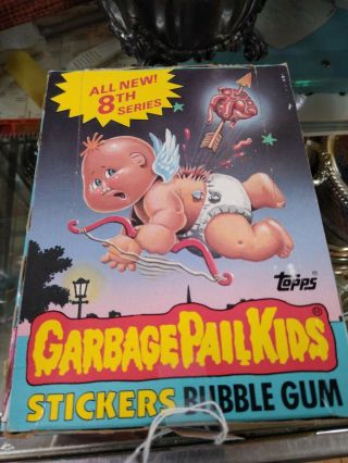 1987 Box Of Garbage Pail Kids 8th Series " 48 Pack ".
