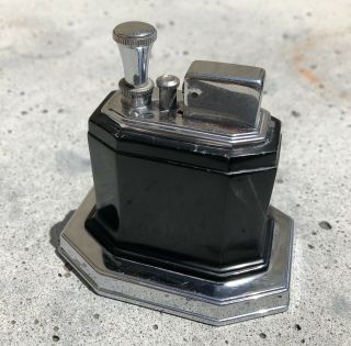 Vintage Ronson Touch Tip Table Lighter Art Deco