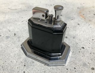 Vintage Ronson Touch Tip Table Lighter Art Deco 3