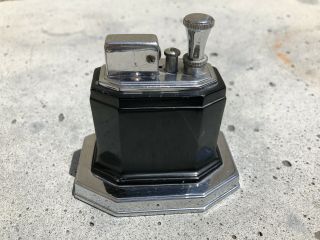 Vintage Ronson Touch Tip Table Lighter Art Deco 4