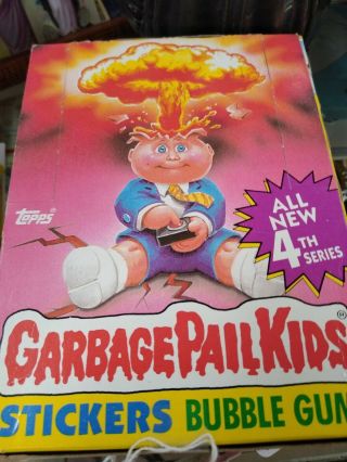 1986 Garbage Pail Kids 6th Series Wax Box - Unsearched