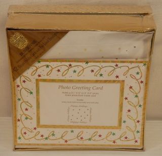 Burgoyne Elegant Holiday Photo Cards Wfoil Lined Envelopes Box Of 42 Christmas