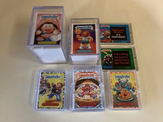 Garbage Pail Kids Bloody Red Spit Blue & Complete Base Set We Hate The 80’s