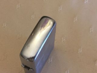 Rare 1948 - 49 3 Barrel Hinge Zippo Lighter With Matching Insert 4