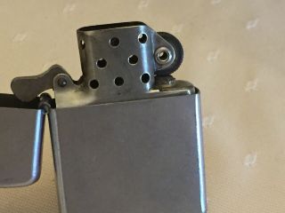 Rare 1948 - 49 3 Barrel Hinge Zippo Lighter With Matching Insert 7
